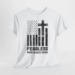American Flag Cross Christian T-Shirt – Faith Tee