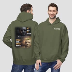Know God Know Peace Christian Hoodie No God No Peace Faith Pullover