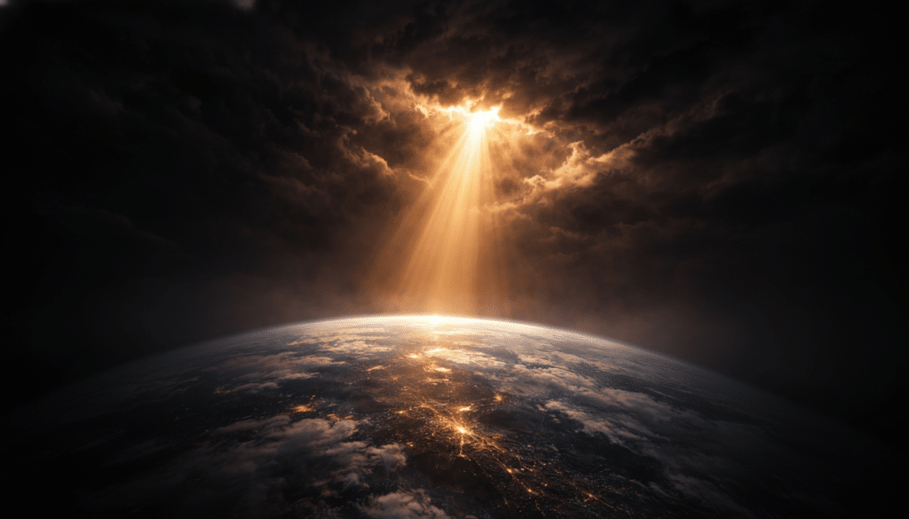 Person praying during uncertain times, trusting God while the world feels uncertain
