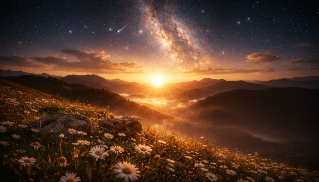 Open Your Eyes – person looking at nature and realizing God’s presence