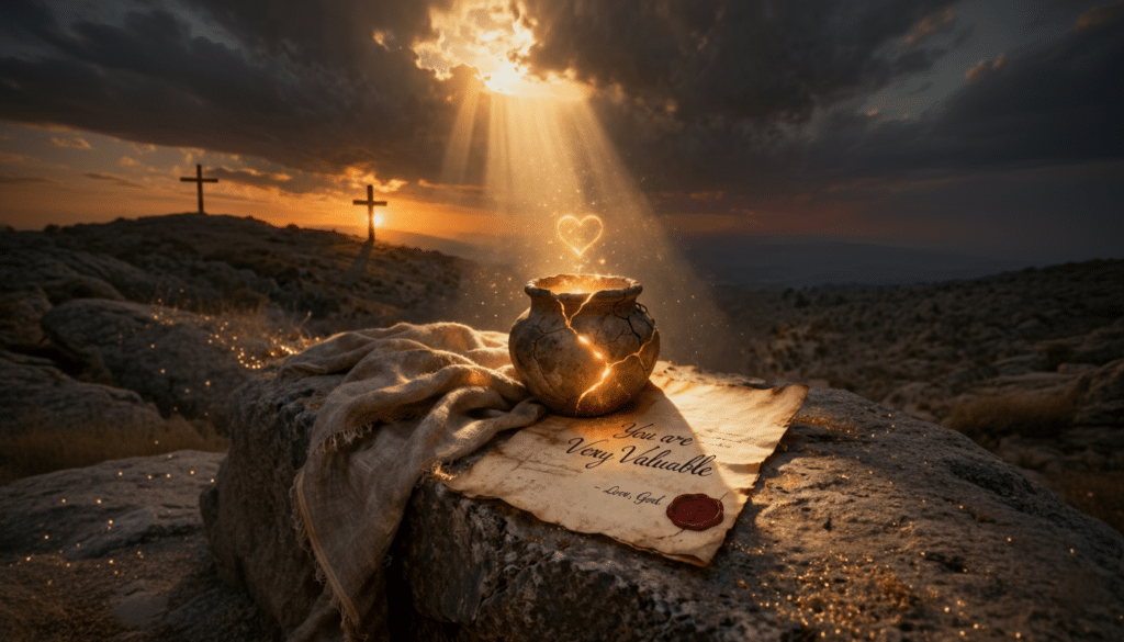 What God Sees – person realizing their worth through God’s perspective