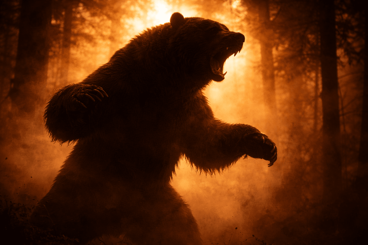Hugh Glass crawling through wilderness after bear attack survival