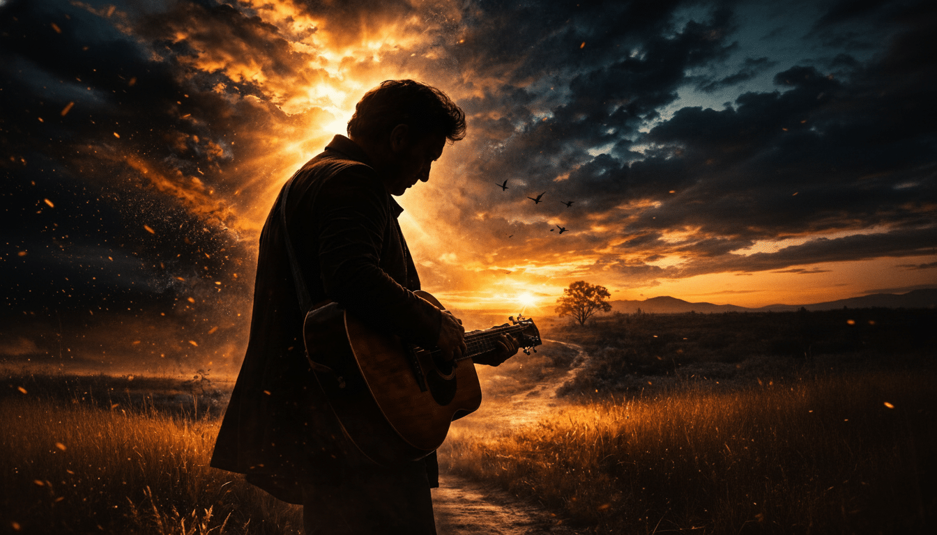 Johnny Cash the man in black story showing redemption faith and life after darkness