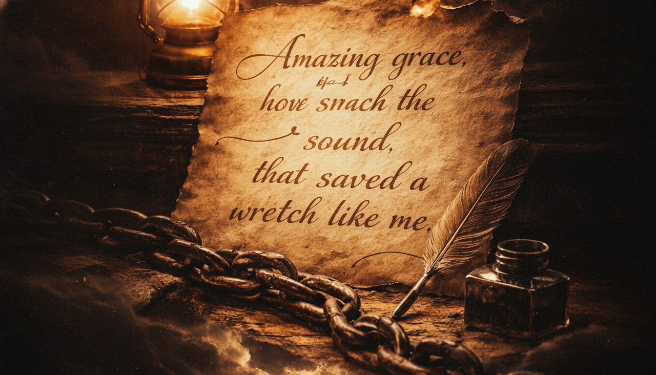 John Newton transformation from slavery trader to grace and redemption