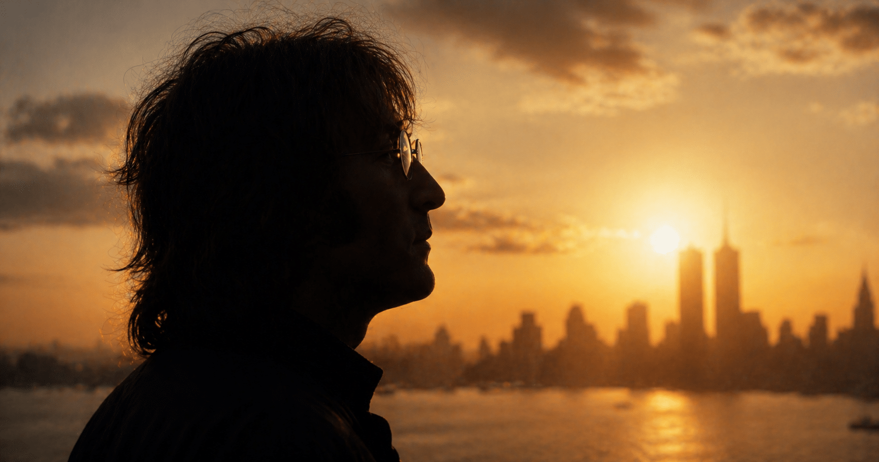 John Lennon reflective portrait showing fame, pain, and inner struggle