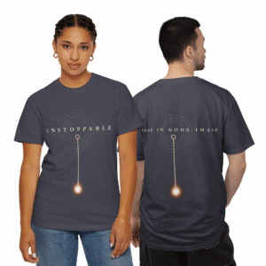 Made in God's Image T Shirt Minimal Christian Pendant Graphic Tee