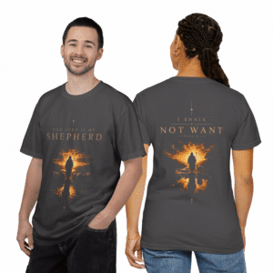 Shepherd Faith T Shirt The Lord Is My Shepherd Biblical Christian Tee