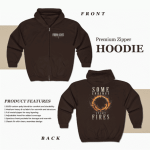 From Ashes Zip Hoodie Some Endings Spark Fires Graphic Hoodie