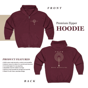 No God Zip Hoodie Golden Compass Graphic Full Zip Hoodie