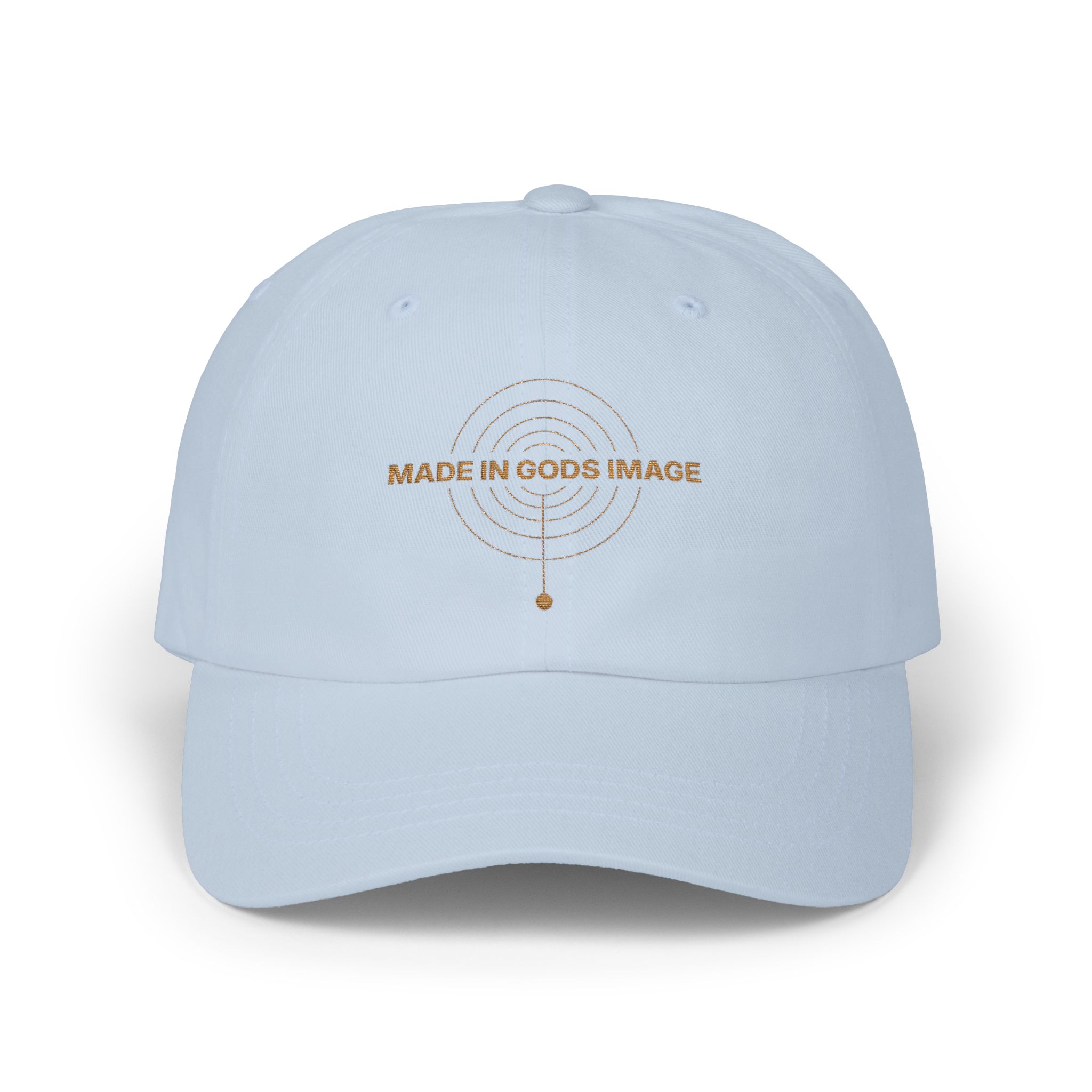 Made in God's Image Dad Cap Minimalist Christian Hat Style - Image 7