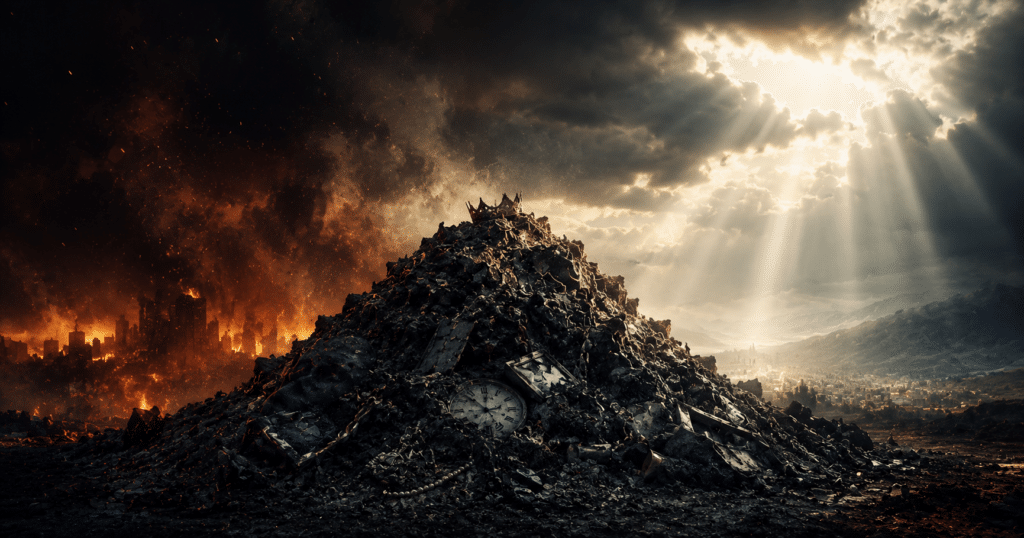 The Gods of Dust message about false idols and modern worship