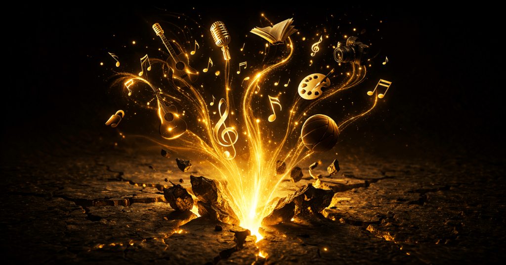 Person standing confidently with light symbolizing purpose and calling