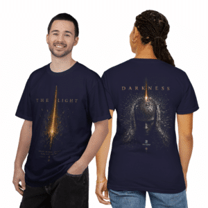 The Light and Darkness Graphic T-Shirt front design