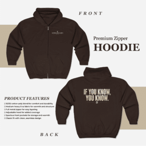 If You Know You Know Hoodie Restoration Dept Full Zip Graphic Sweatshirt