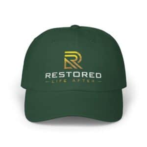 Restored Life After Dad Cap adjustable cotton baseball hat with classic design