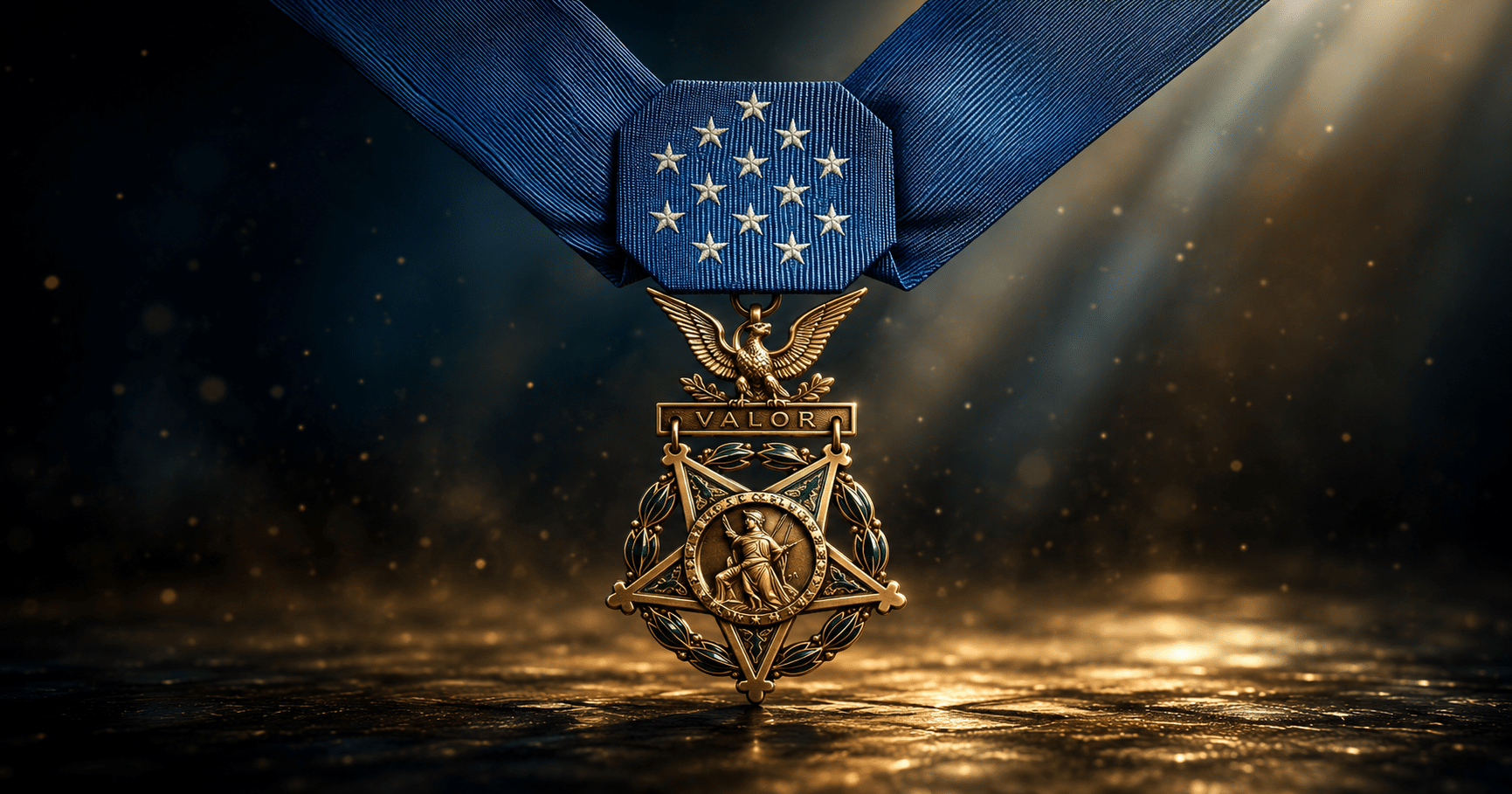 Major James Capers Jr. receiving the Medal of Honor in recognition of his extraordinary leadership and bravery during the Vietnam War