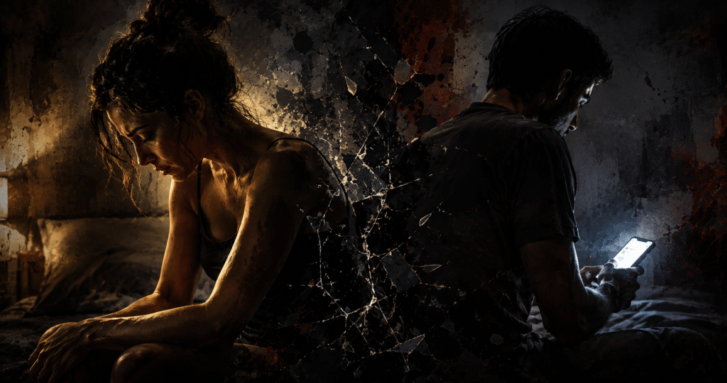 Couple representing faithfulness, honesty, trust, loyalty, and commitment in a healthy relationship.