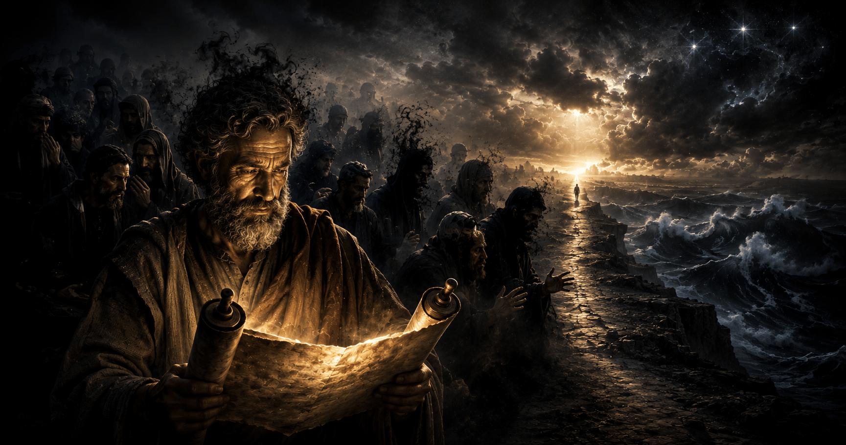 Open Bible representing the Book of Jude and its warning about false teaching, deception, judgment, and defending the faith.