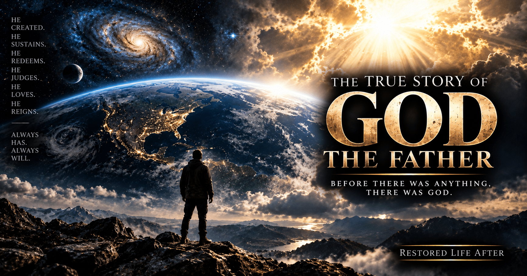 God the Father and His role as Creator, revealing His love, holiness, mercy, judgment, and plan for humanity through Jesus Christ