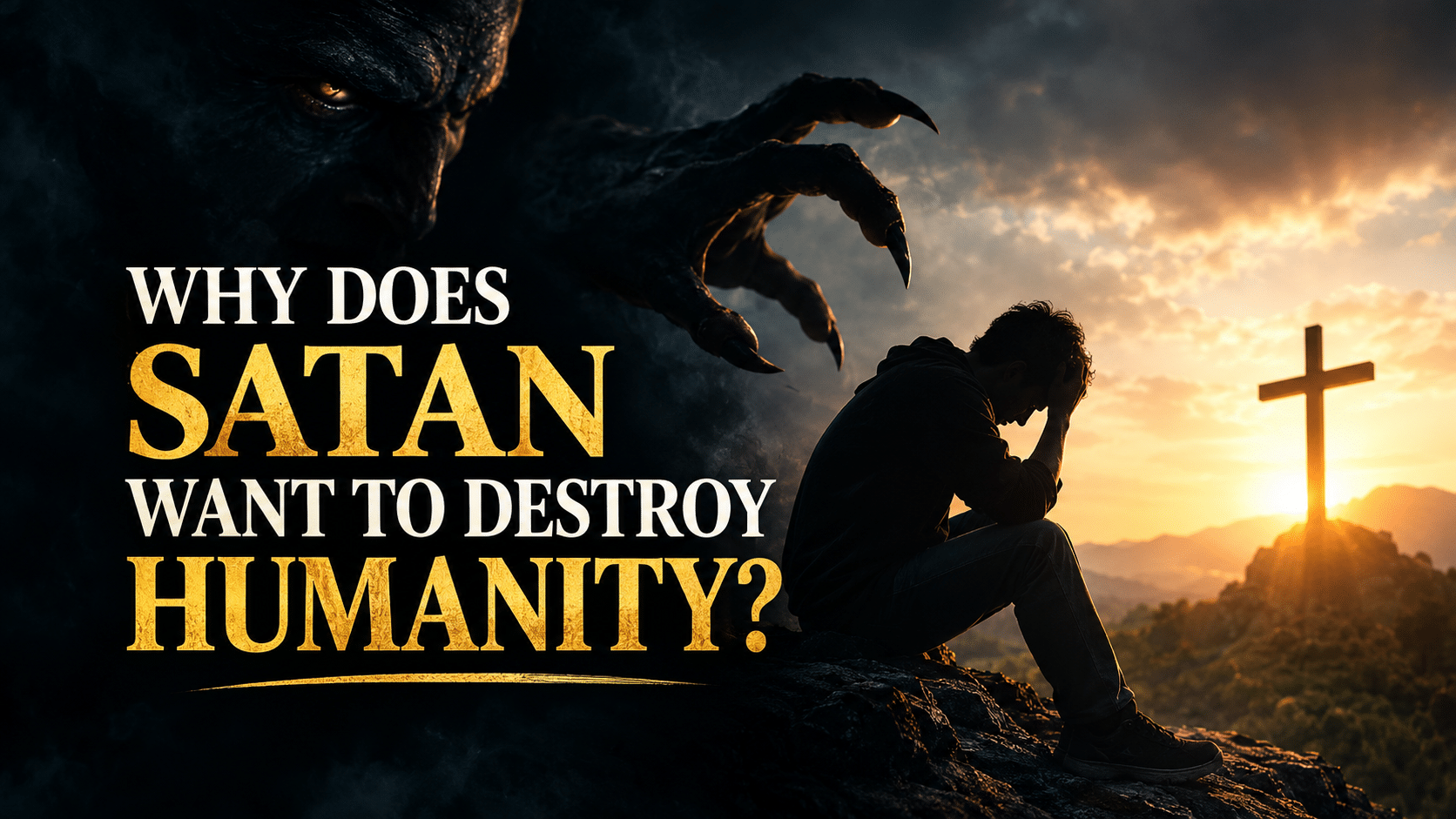 Satan wants to destroy humanity through deception and temptation, while Scripture teaches believers to resist him and stay close to God