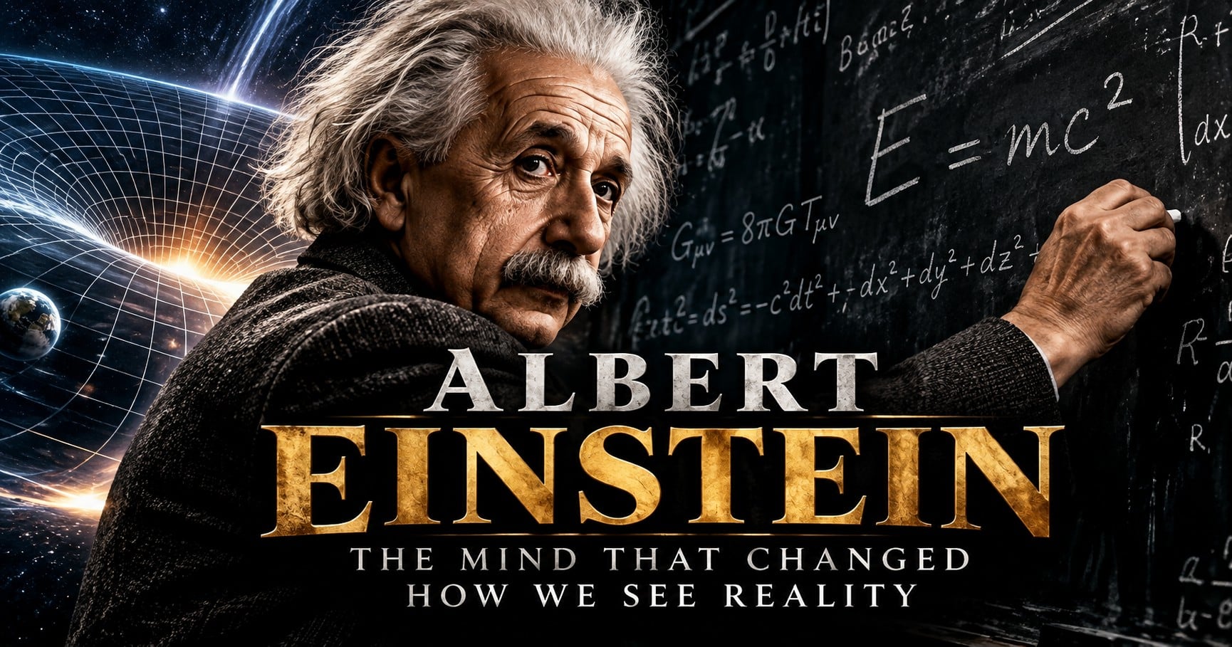 Albert Einstein true story showing his life, scientific discoveries, relativity, Nobel Prize, and lasting legacy
