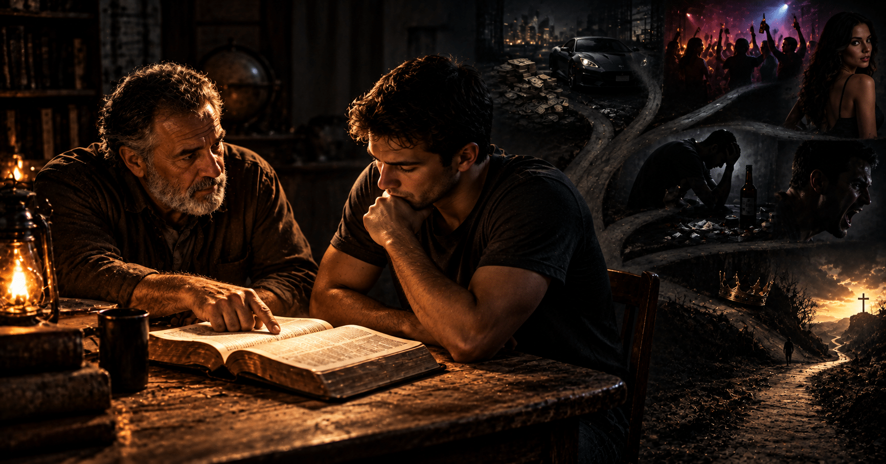Proverbs wisdom teaching about fearing God, seeking understanding, accepting correction, and making wise choices