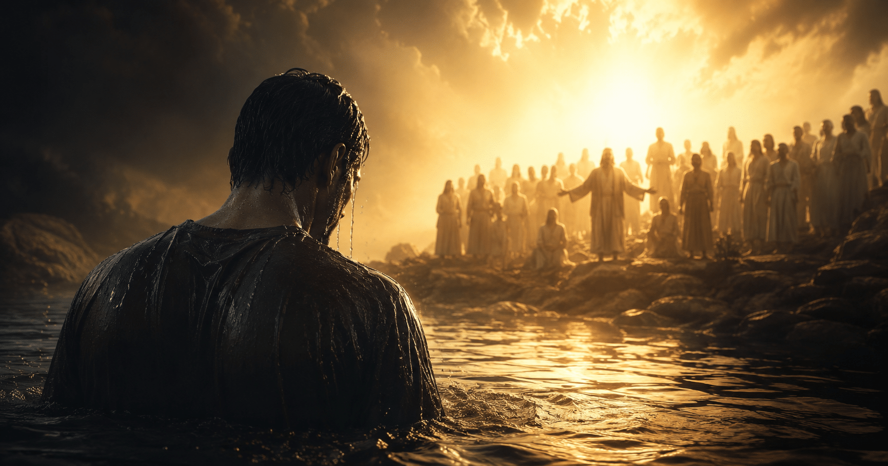 Bible opened to Scripture about being added to the family of God through faith, repentance, and baptism