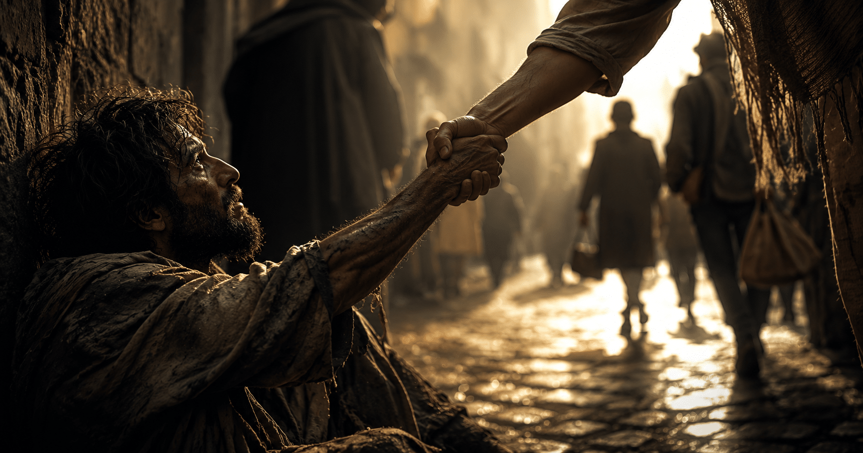 Jesus teaching what it means to love your neighbor and your enemy through forgiveness, mercy, truth, and service