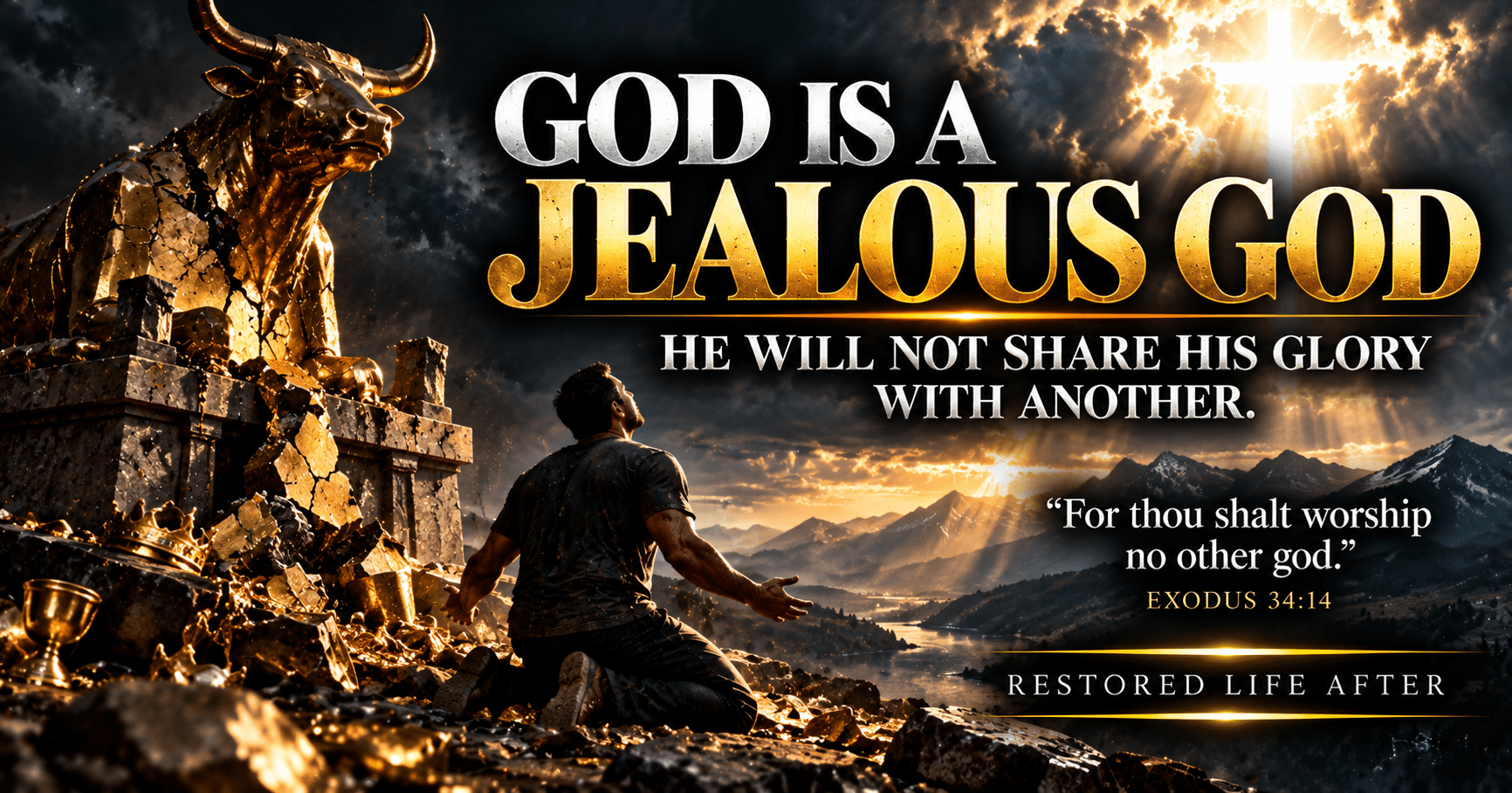 Open Bible illustrating why God is a jealous God and why Scripture calls believers to reject idolatry and worship Him alone.