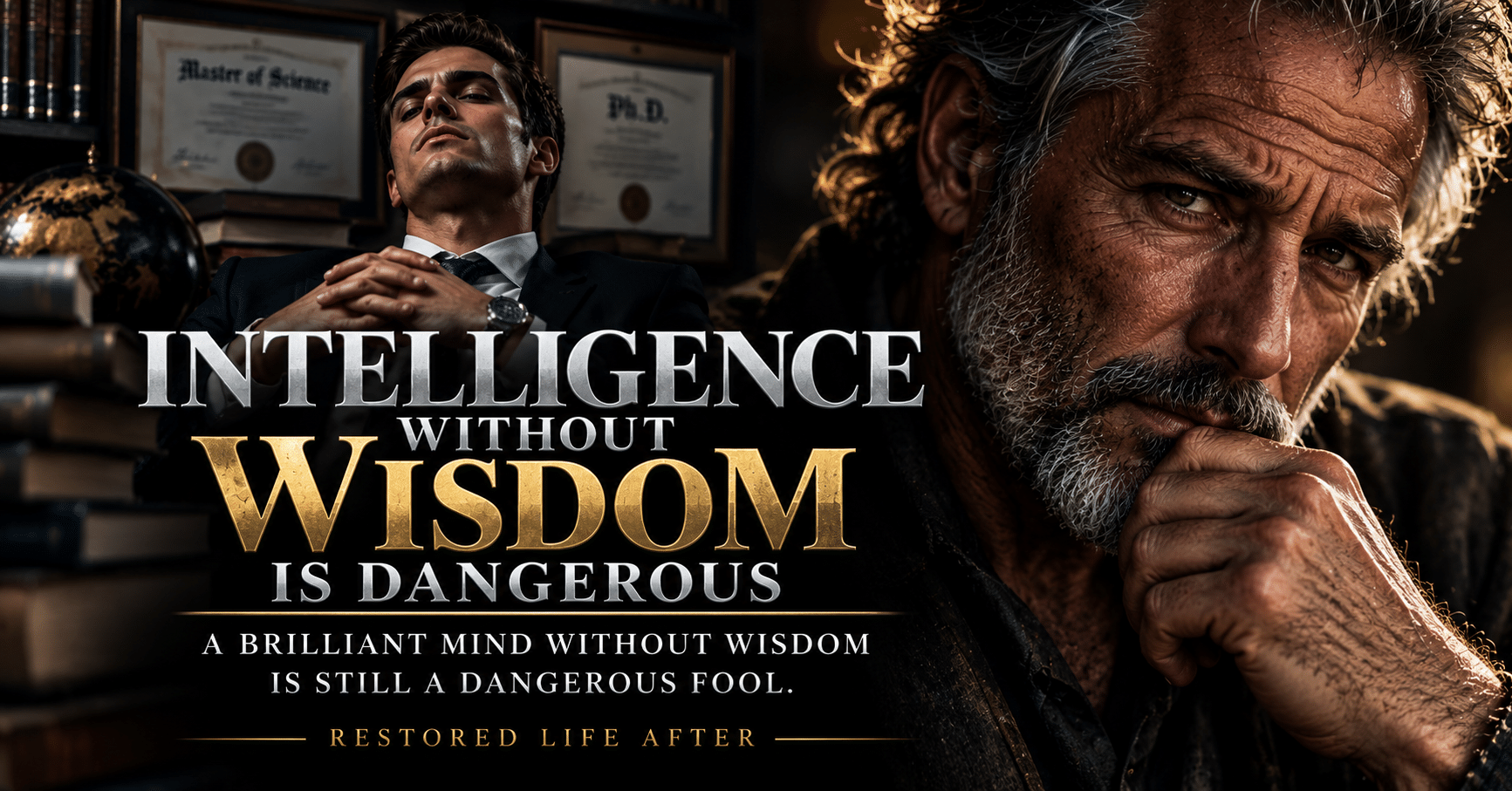 Open Bible illustrating why intelligence without wisdom can be dangerous, with Proverbs 9:10 emphasizing the importance of fearing the Lord.