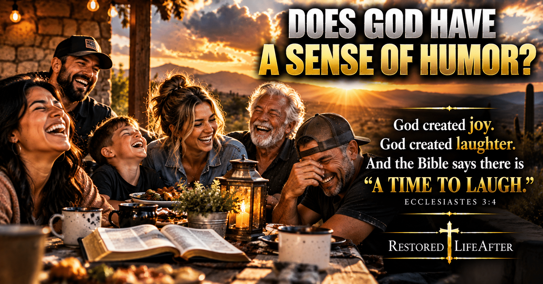 Does God have a sense of humor? Bible teaching about laughter, joy, irony, sarcasm, and a time to laugh