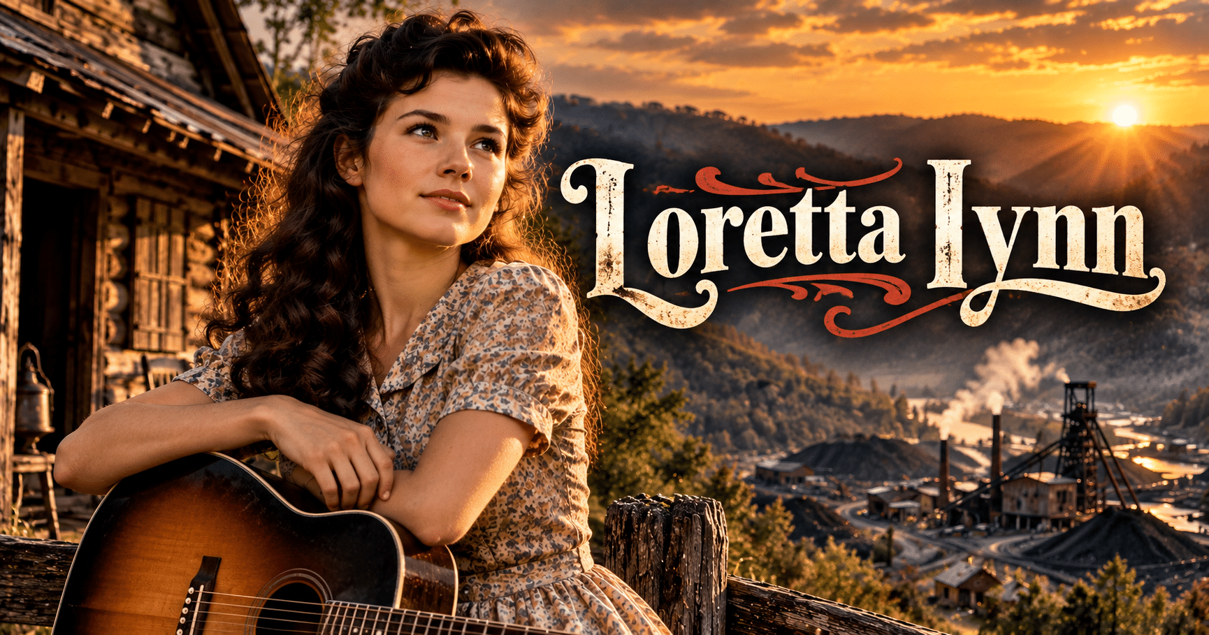 Loretta Lynn true story showing the country music legend whose journey from a Kentucky coal-mining family inspired Coal Miner's Daughter