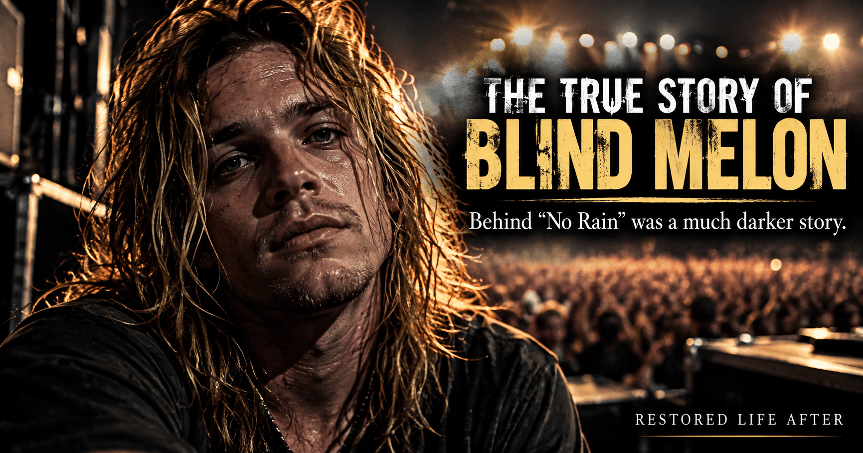 Blind Melon true story showing Shannon Hoon, No Rain, the Bee Girl, addiction, and the band's journey through fame and loss