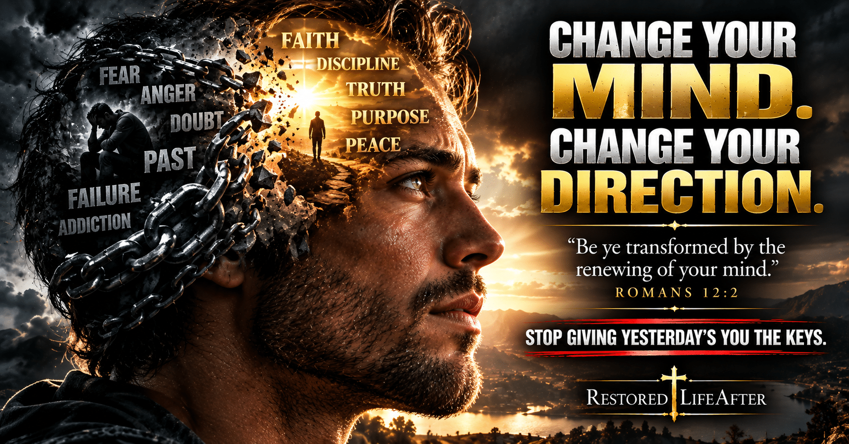 Change your mindset through biblical renewal, prayer, discipline, and God's Word to transform your life